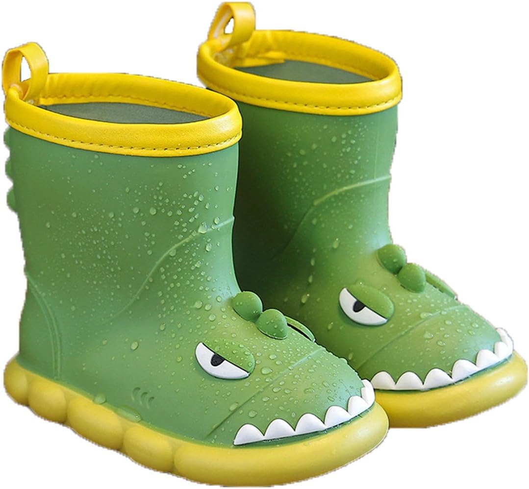 Cute Dinosaur Rain Boots for Kids