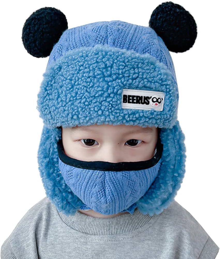 YATEEN Winter Trapper Hat for Kids Warm Fashionable and Durable