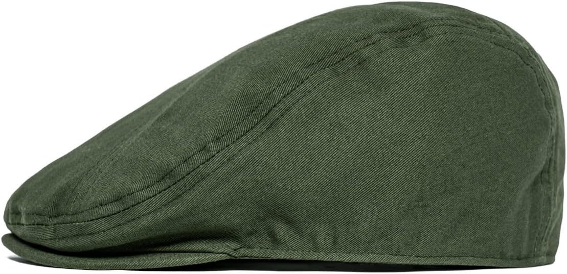 BOTVELA Flat Knit Newsboy Cap