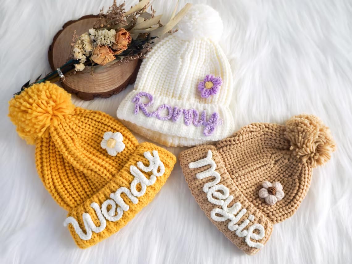 Personalized Embroidered Kids Beanie
