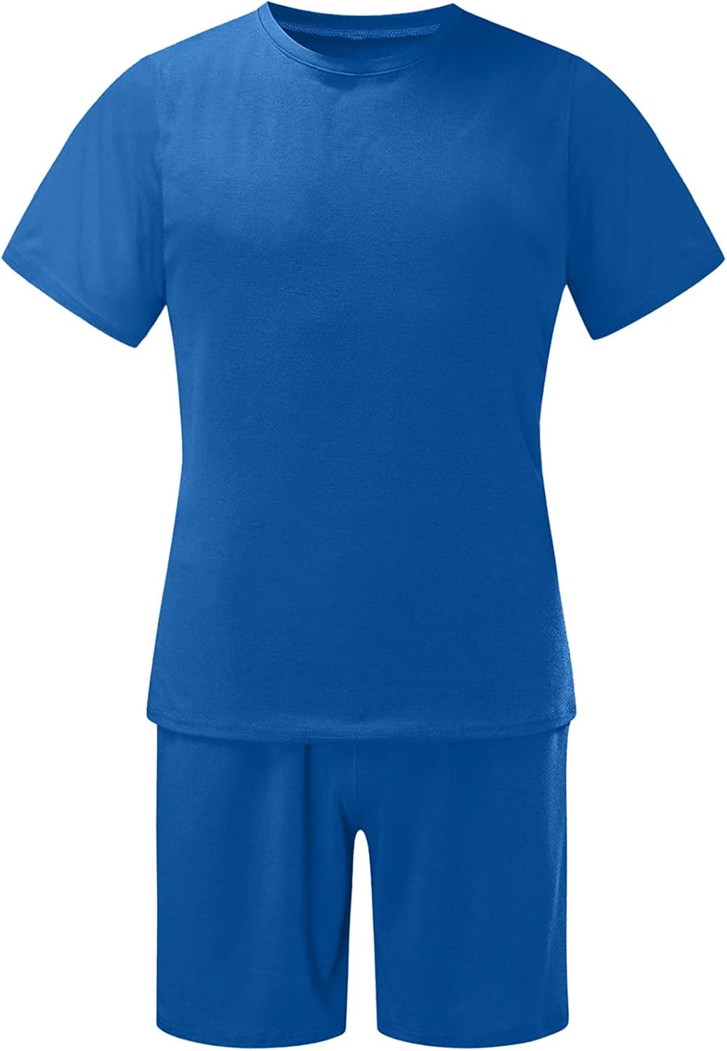 QUNPIU Mens Slim Fit Athletic Set - 2 Piece Summer Outfit