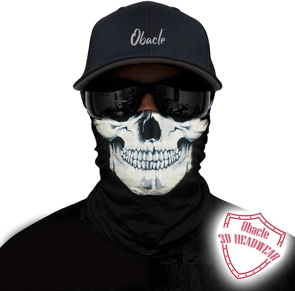 Obacle Skull Face Mask for Wind Dust Sun Protection