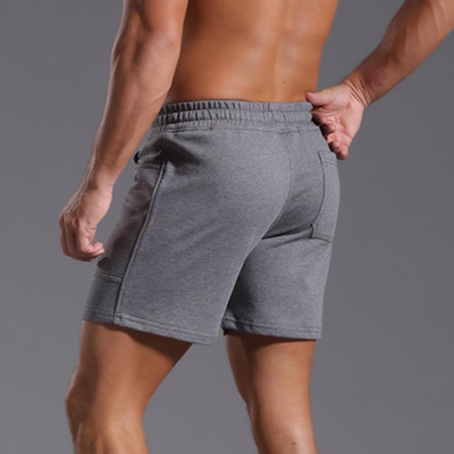 Slim-fit athletic sweat pants