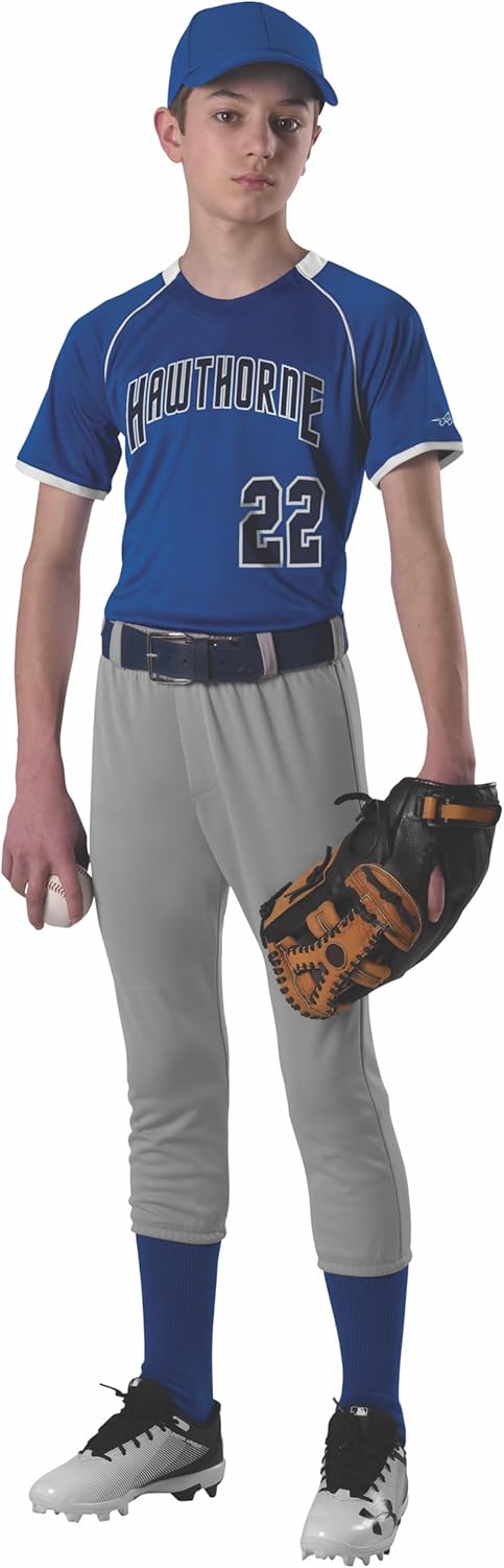 Alleron Athletic Kids Baseball Pants - Unisex-Teen Youth Pull-On