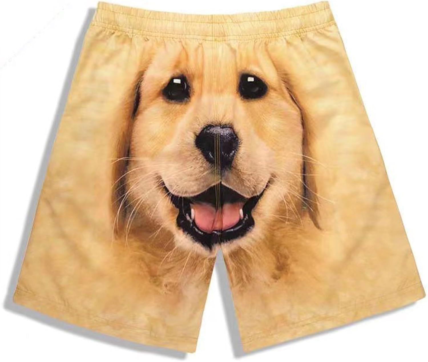 Ctreela Golden Retriever Graphic Board Shorts for Men