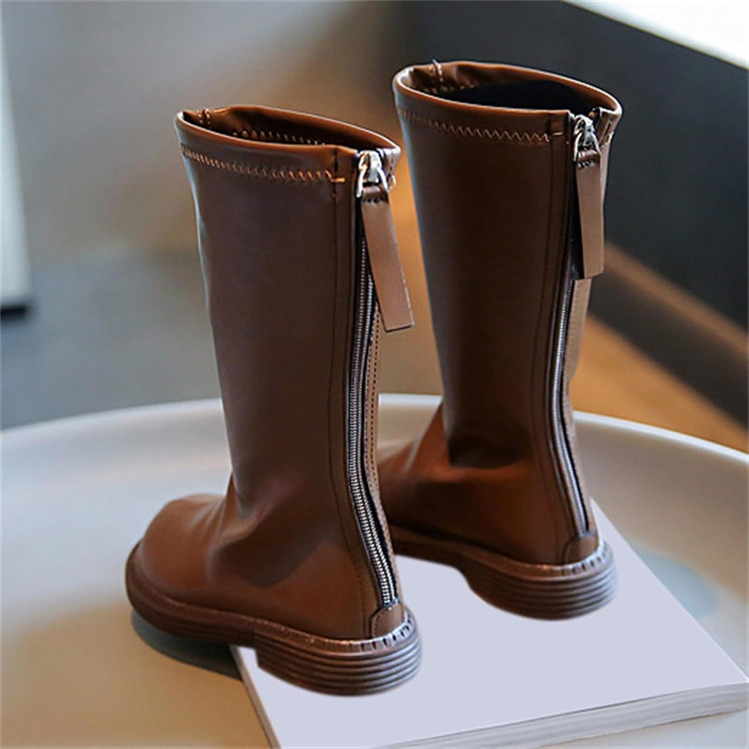 Toddler Girls Riding Boots Knee High Snow Boots