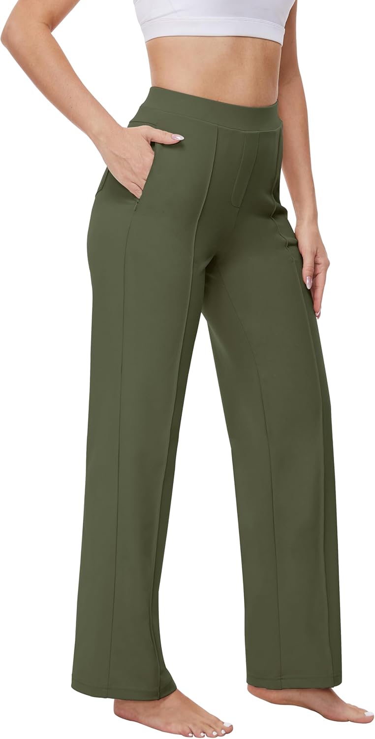 27-31 Wide-Leg Yoga Pants for Women