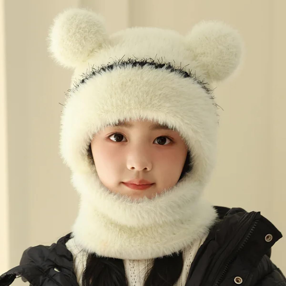 ECYC Kids Winter Hat with Neck Warmer