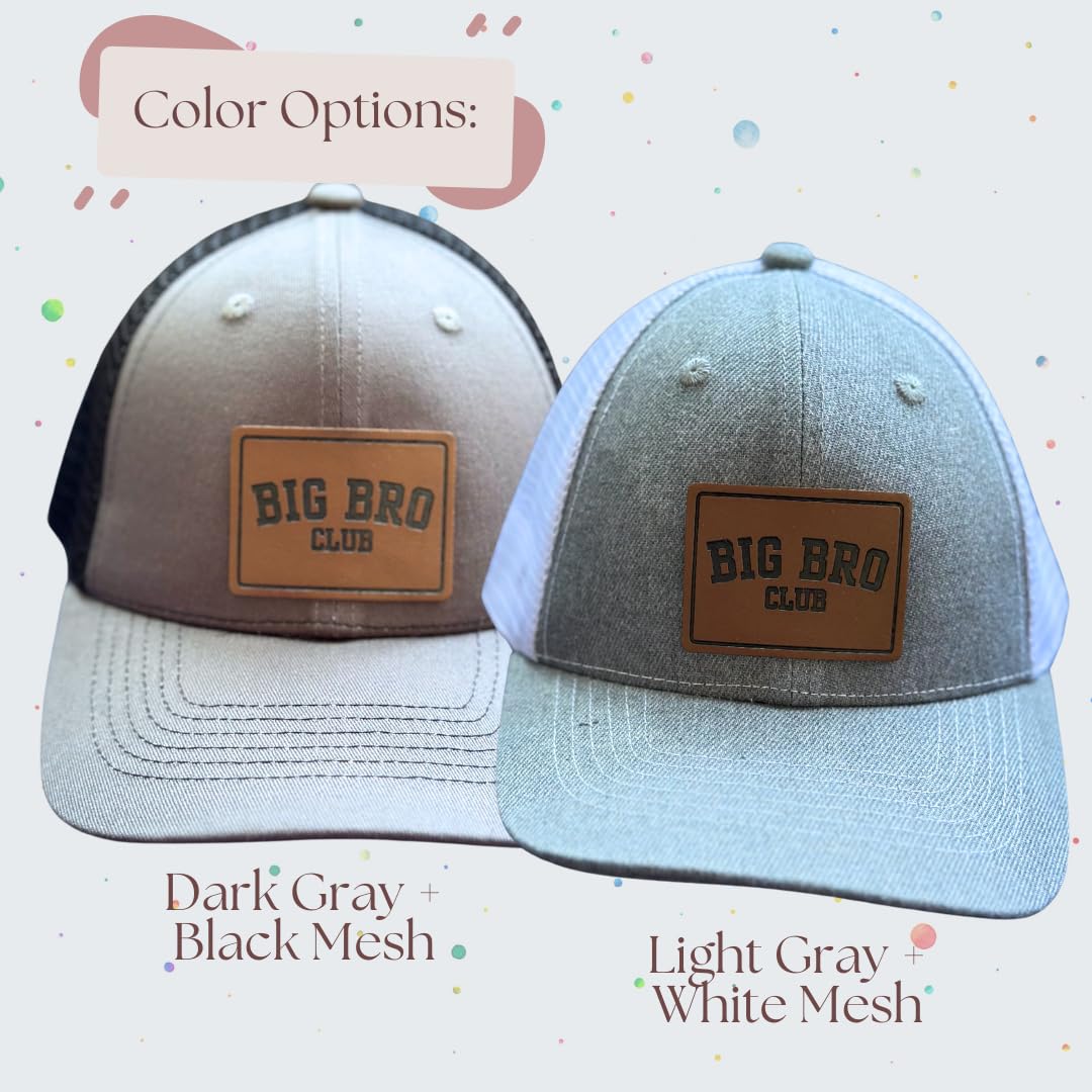 Big Bro Club Snapback Leather Patch Hat