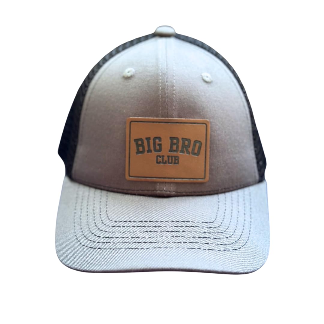Big Bro Club Snapback Leather Patch Hat