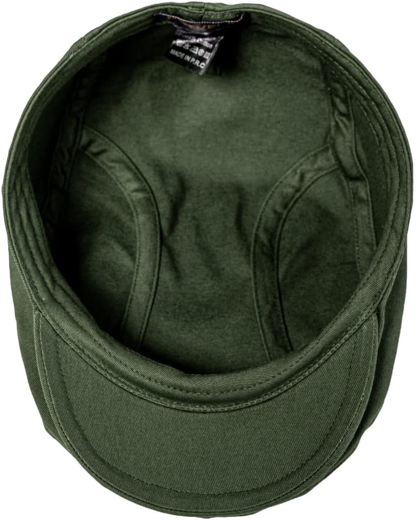 BOTVELA Flat Knit Newsboy Cap