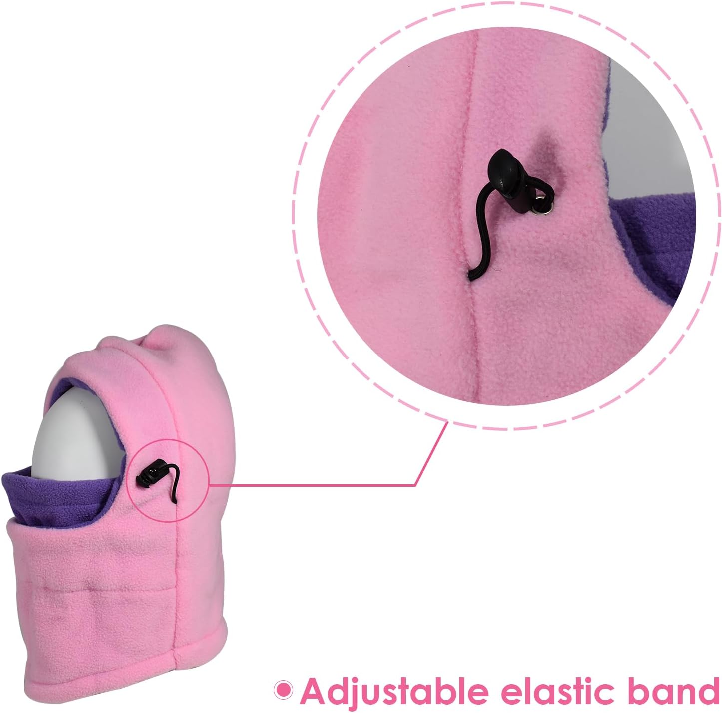 Kids Winter Windproof Hat Unisex - Insulated balaclava for winter days