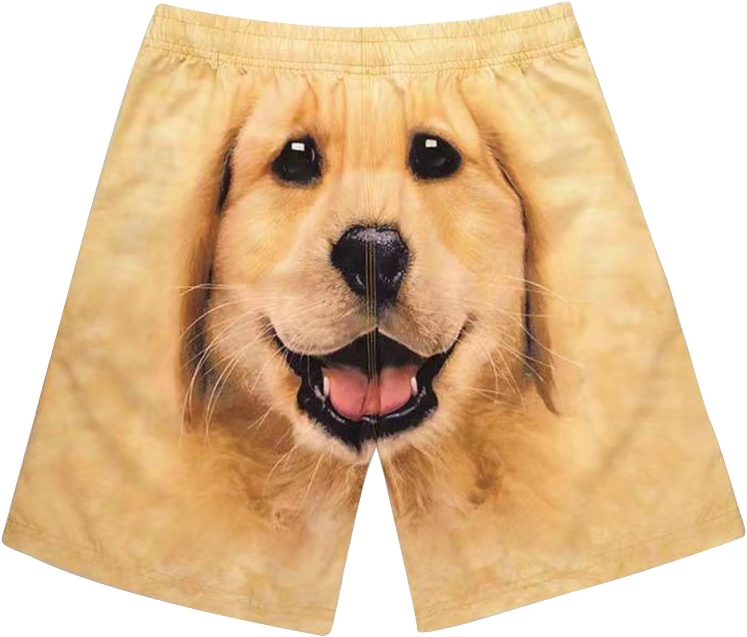 Ctreela Golden Retriever Graphic Board Shorts for Men
