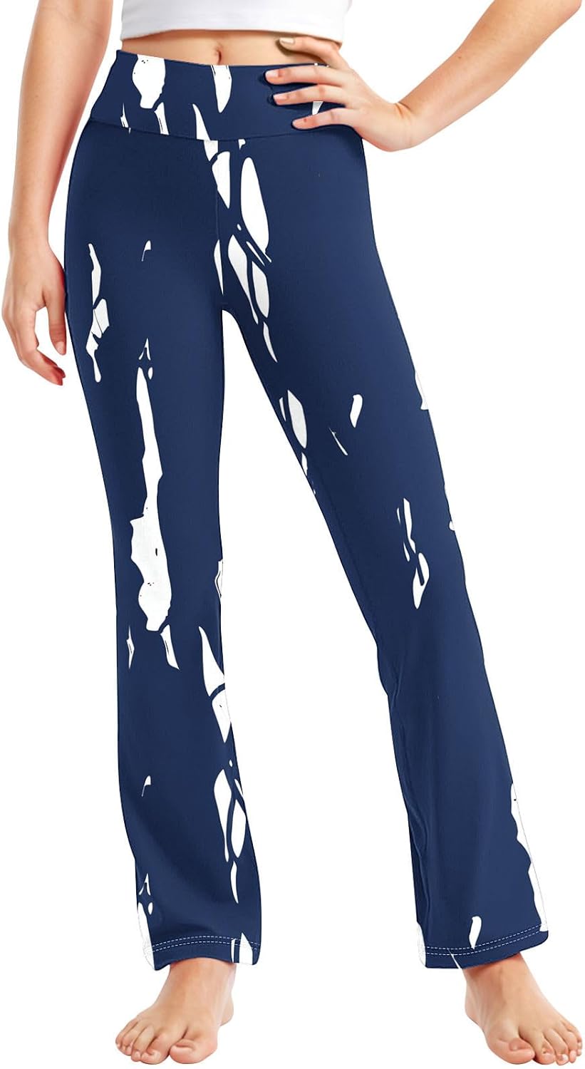 Comfortable Tie Dye Yoga Pants for Kids