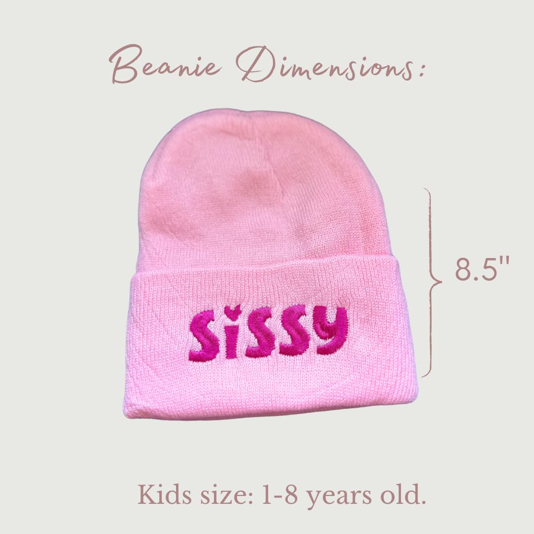 Matching Sibling Winter Beanies - Big Brother and Little Sister