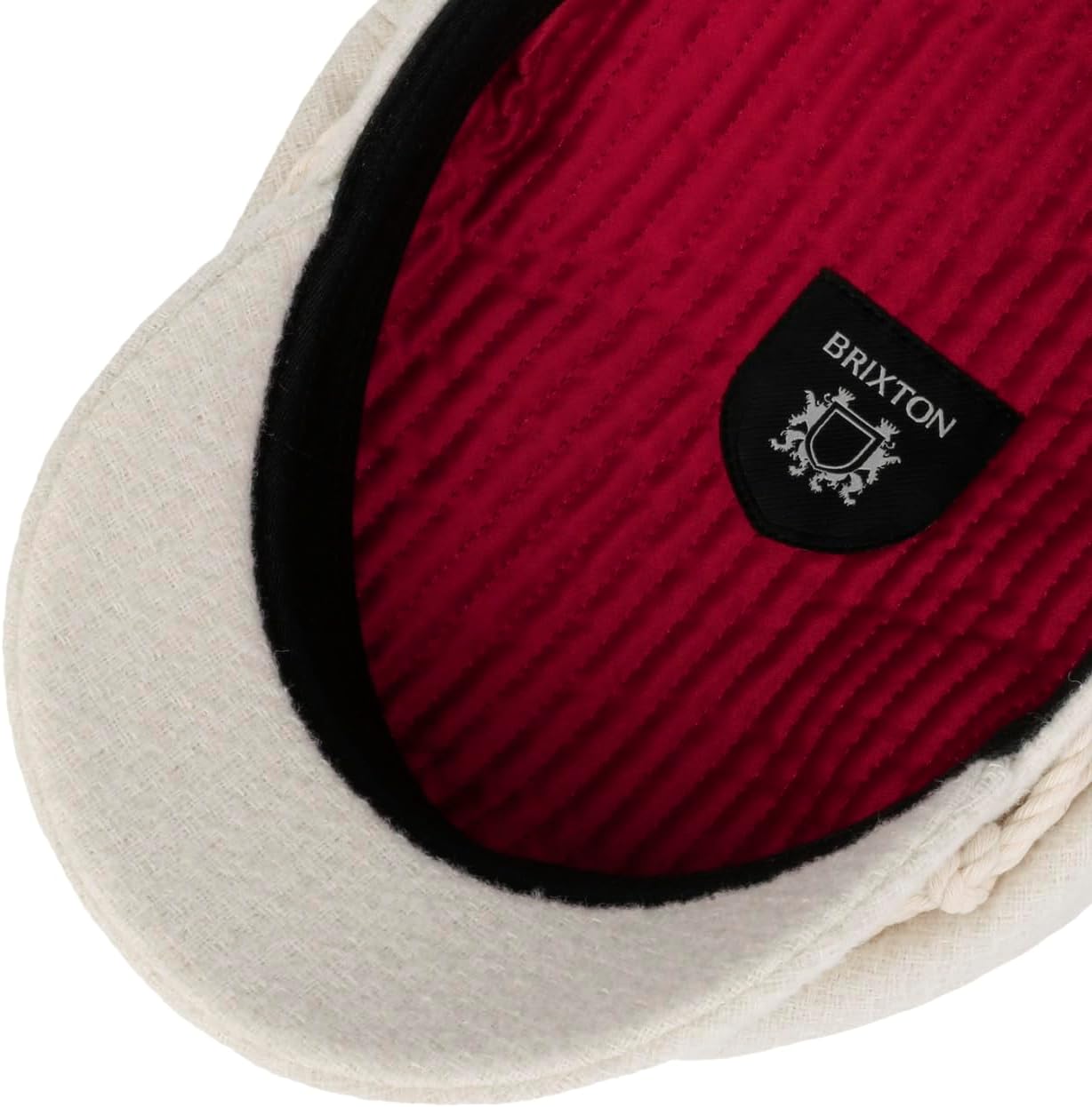 Brimson Fiddler Cap Off White Boucle