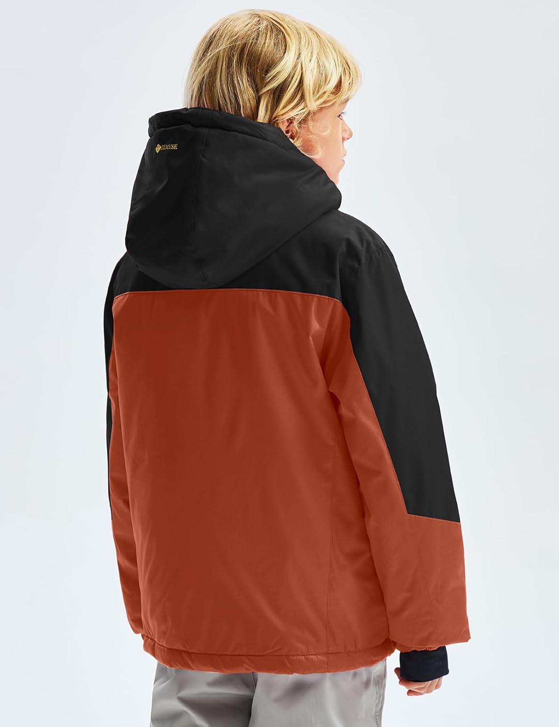 GEMYSE Boys Ski Waterproof Windproof Jacket