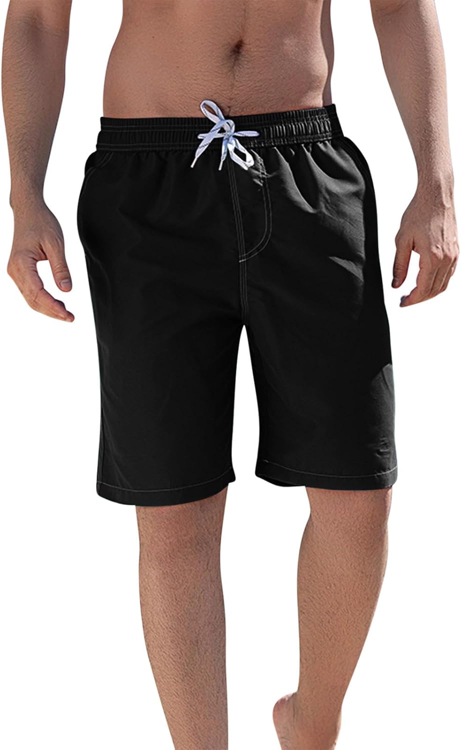 Mens Quick Dry 7 Inch Swim Trunk with Mesh Lining