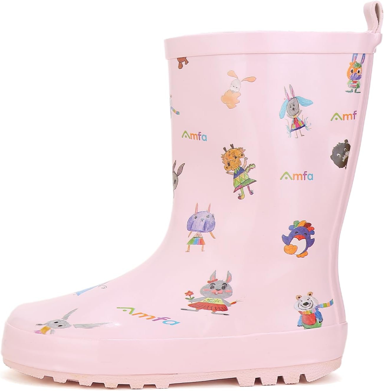 SwiftFrog Unisex Kids Print Rain Boots waterproof stylish