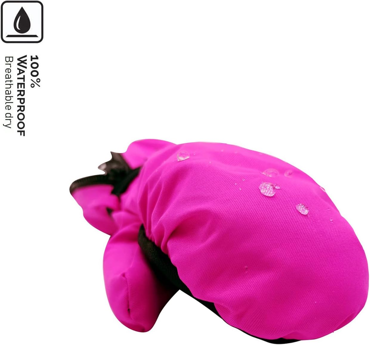 HIGHCAMP Winter Snow Mitten Gloves for Kids