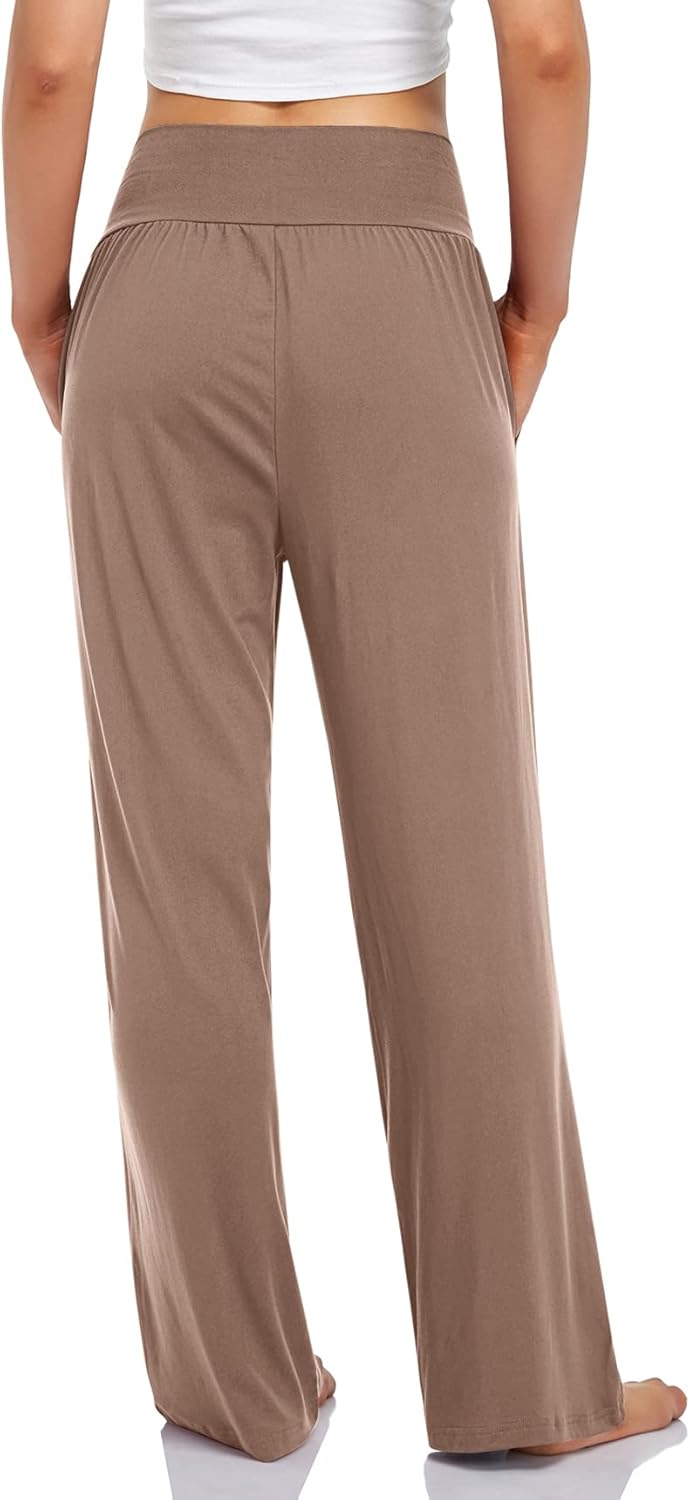 UEU Womens Wide Leg Cozy Yoga Pants
