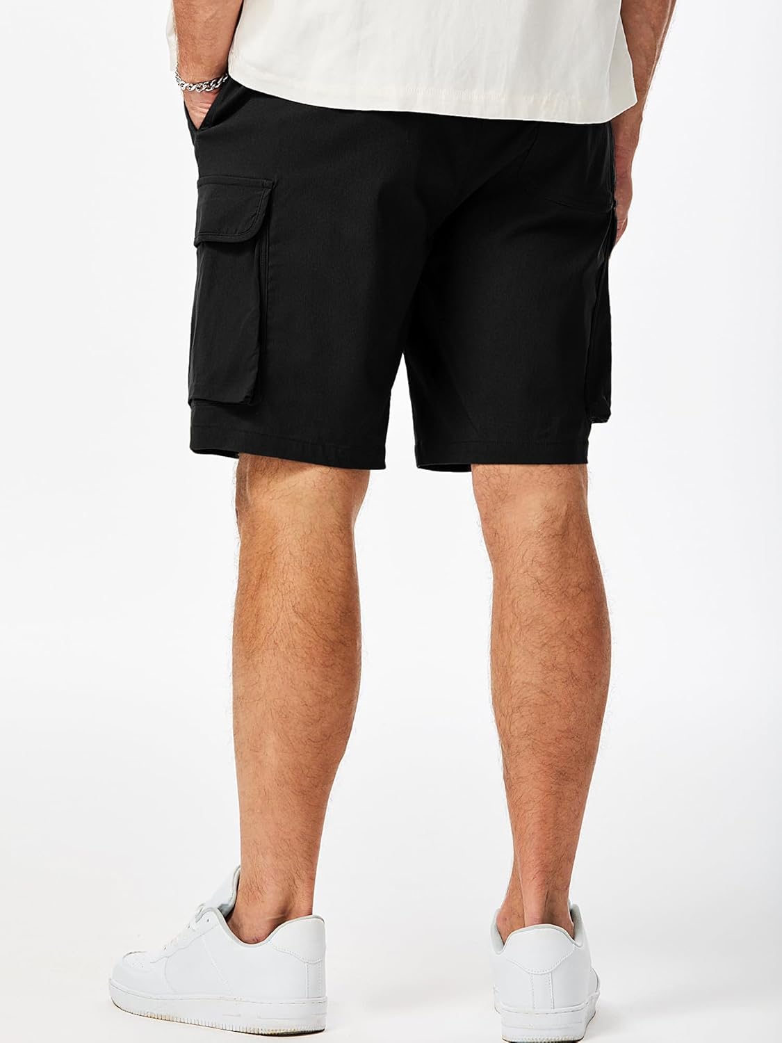 Mens Stretch Cargo Shorts
