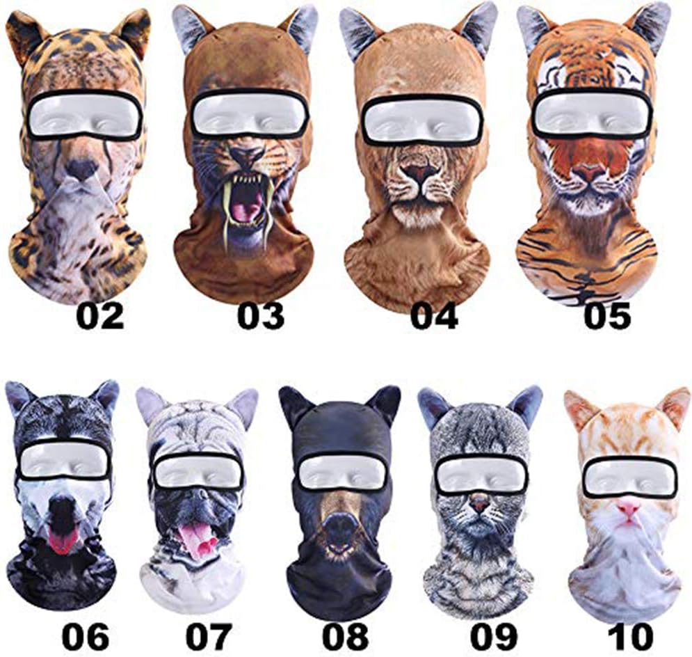 Versatile Animal Ski Mask for Outdoor Use