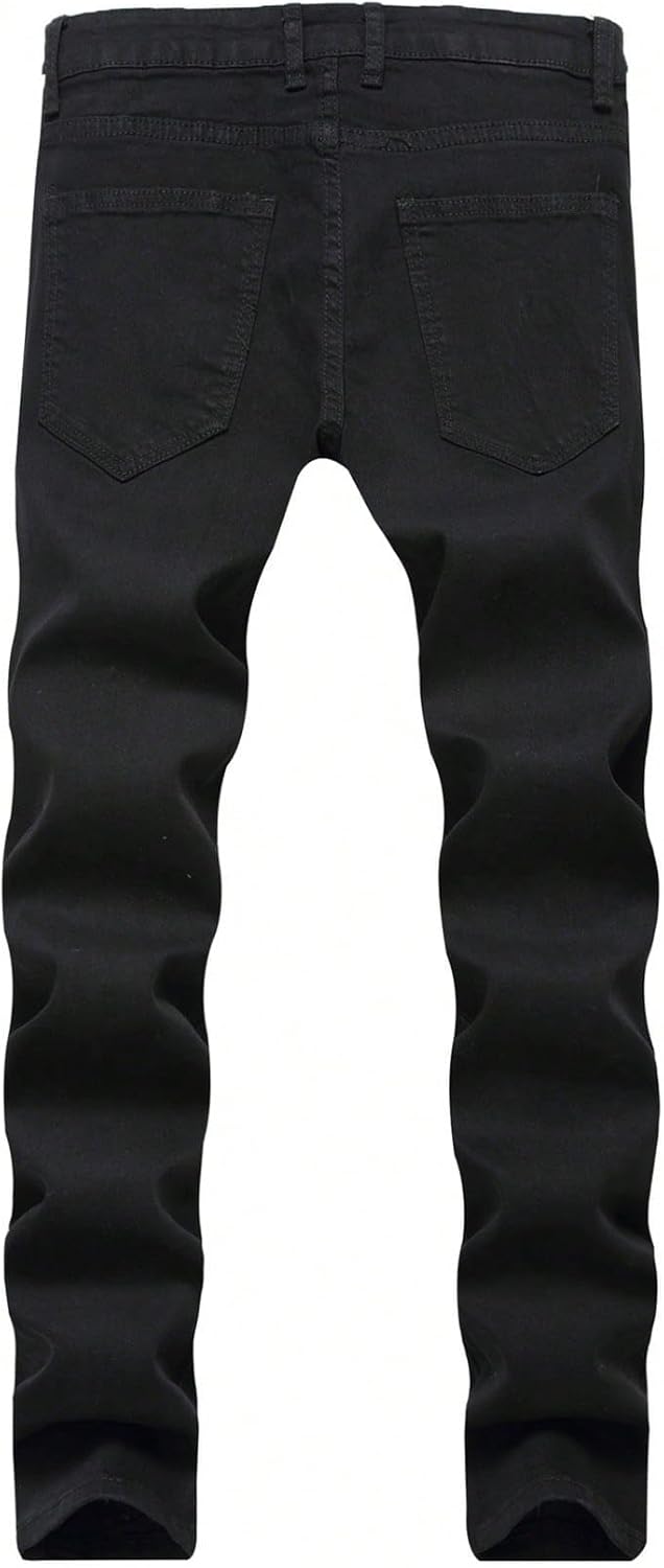 MLANM Slim Fit Stretch Jeans