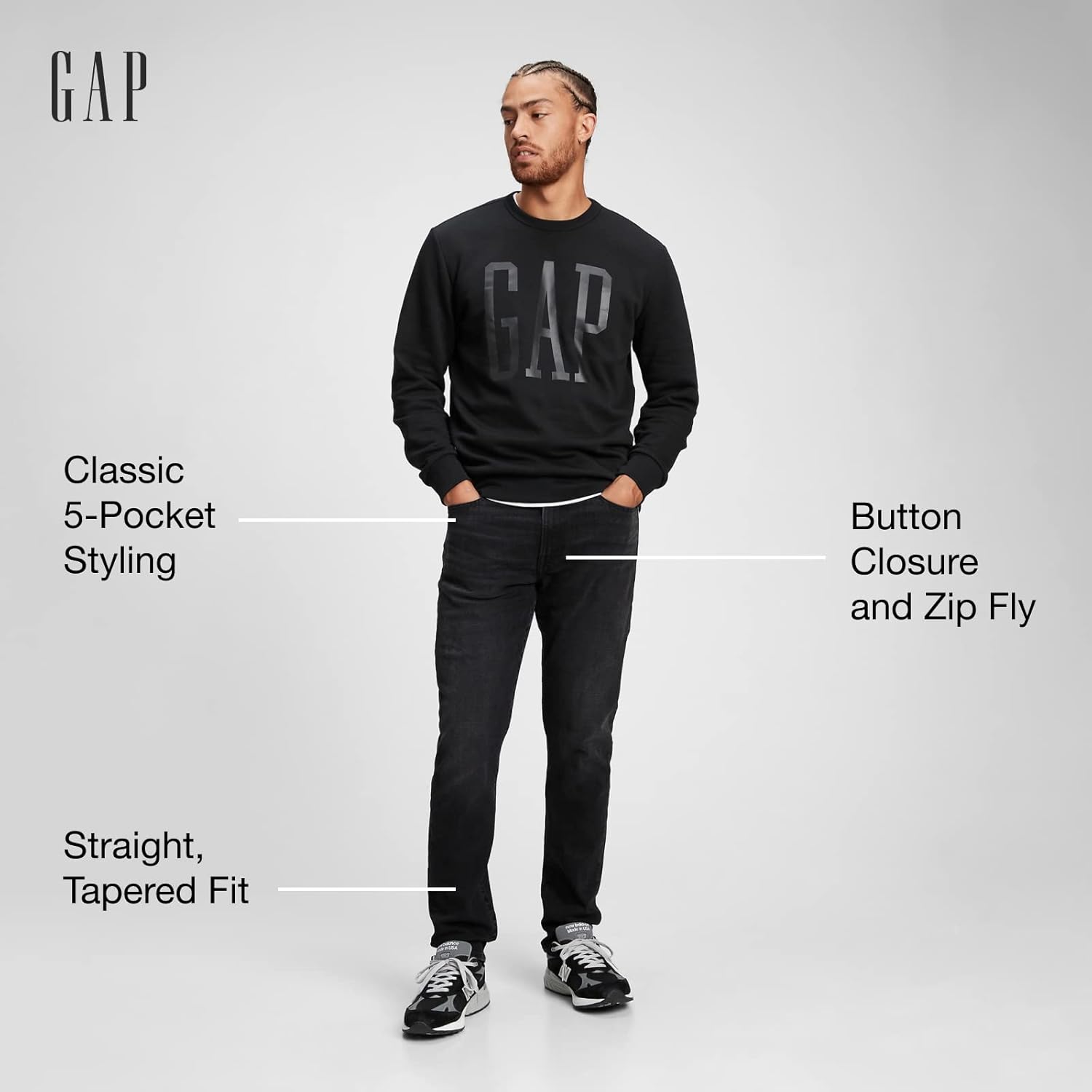 GAP Straight Taper Fit Denim Jeans