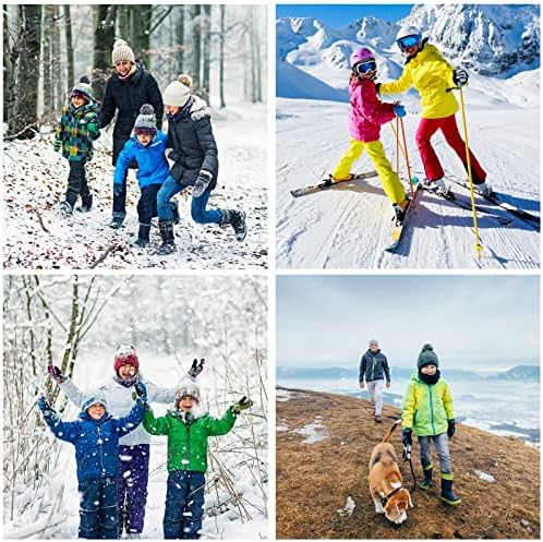 ENDiram Boys Waterproof Ski Jacket - Kids Winter Snow Coort