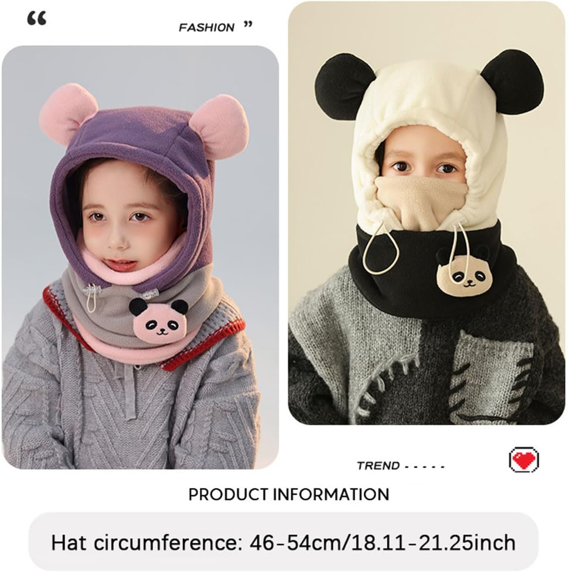 Cool Ski Balaclava with Hood for Kids and Adults