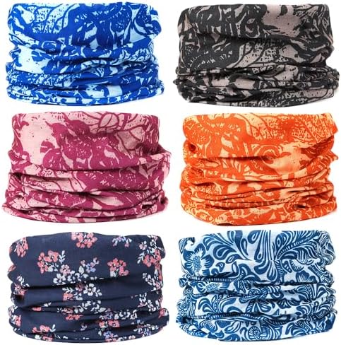 EAZZEA 6-Pack UV Protection Balaclava for Men Women
