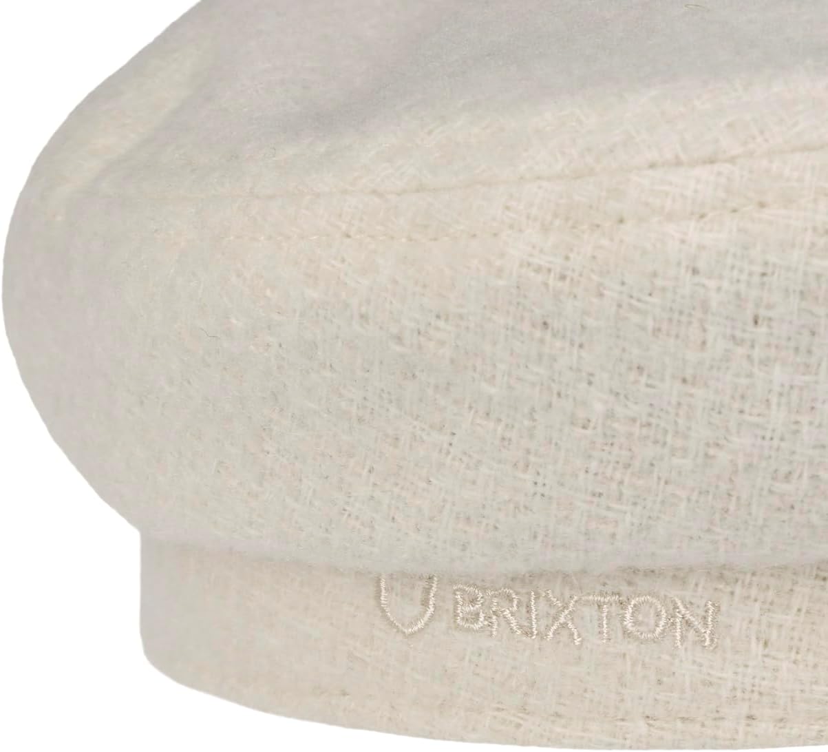 Brimson Fiddler Cap Off White Boucle