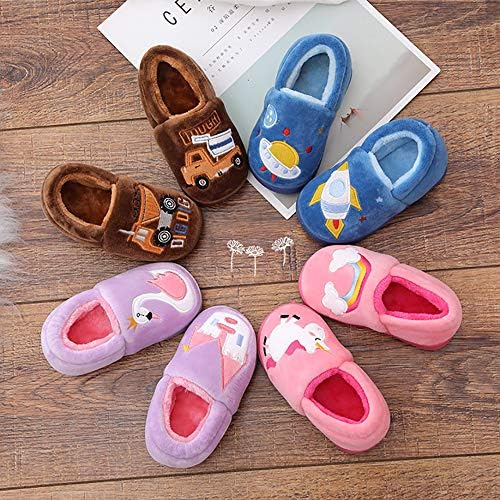 Perfect Warm Plush Slippers for Kids Winter