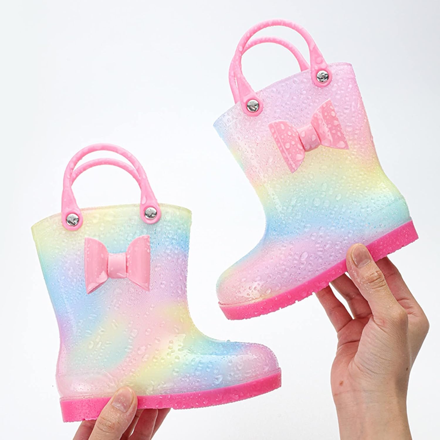 Rainbow Fun Rain Boots for Kids