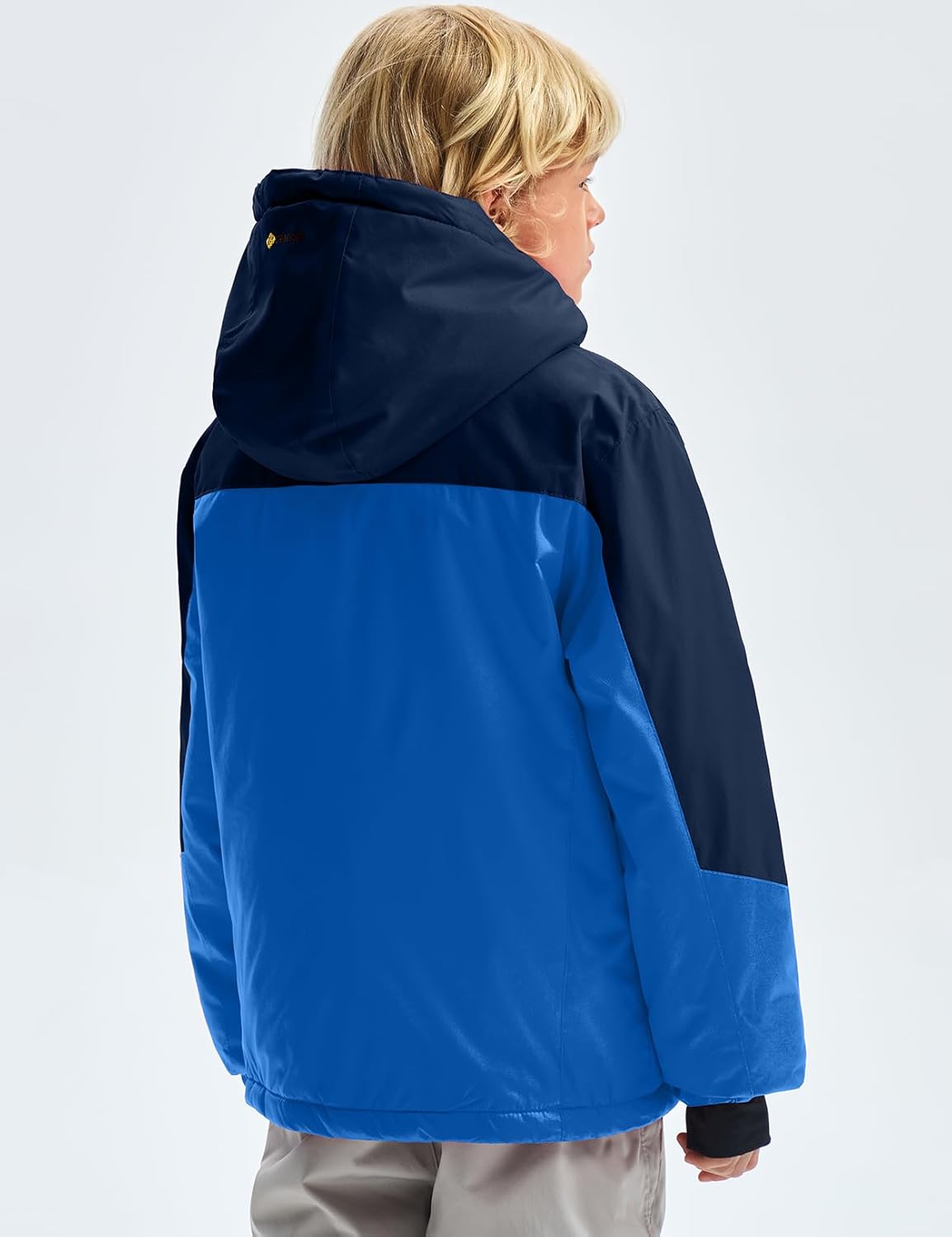 GEMYSE Boys Ski Jacket Waterproof Warm