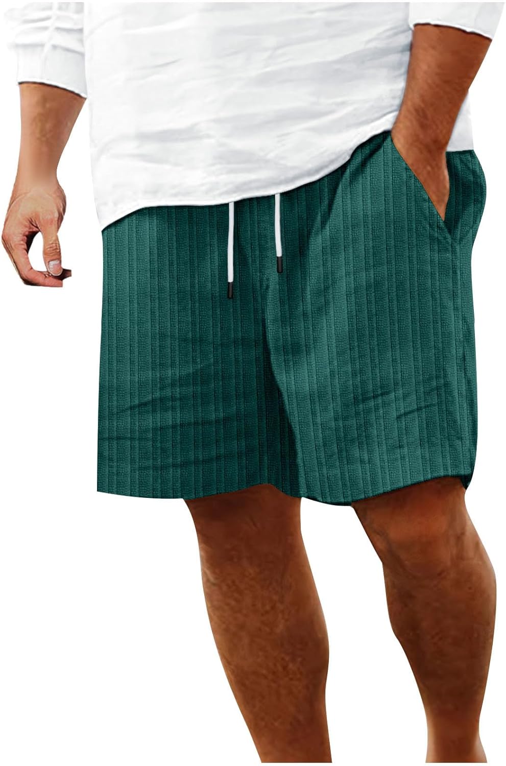 Lightweight Comfort Navy Mens Athletic Shorts