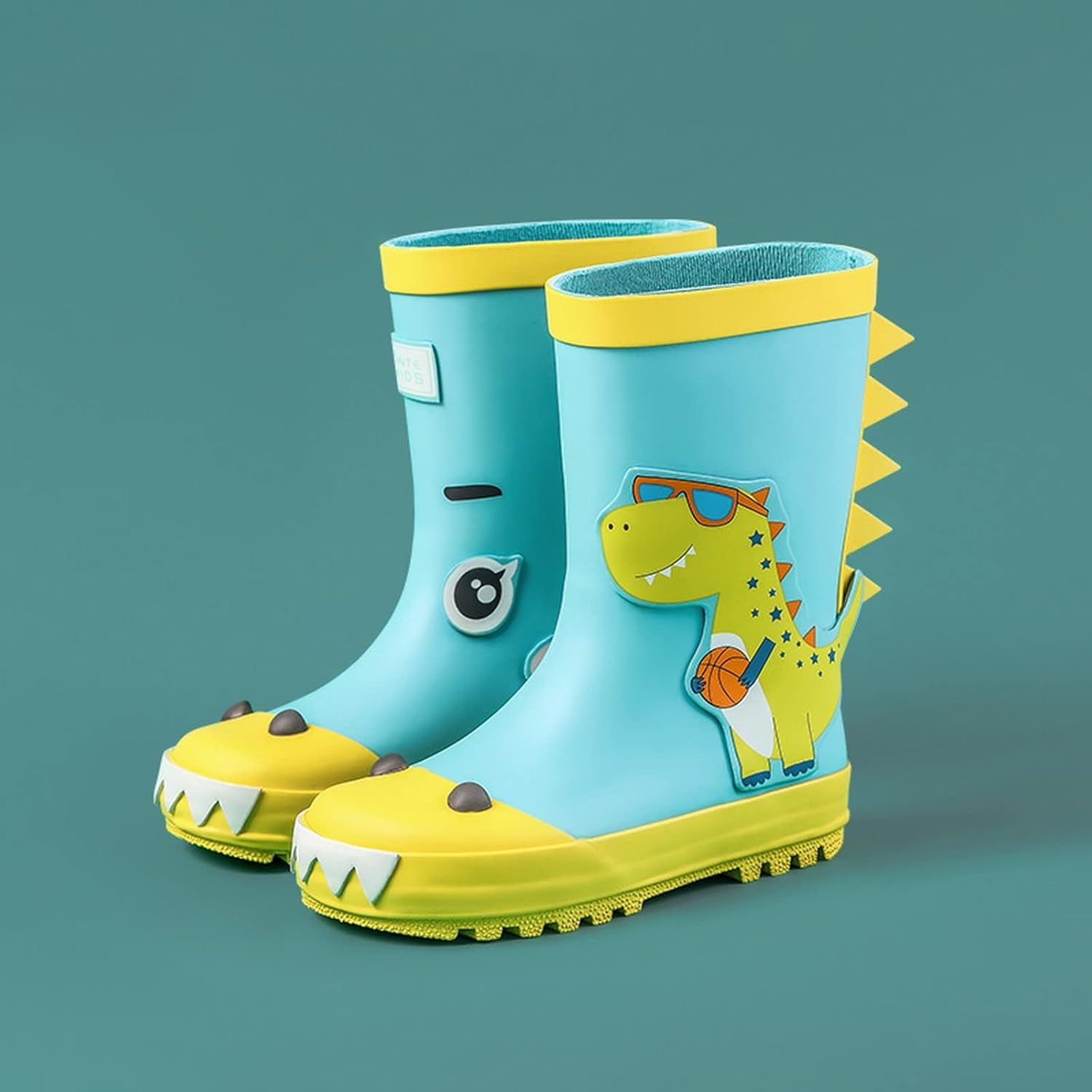 Cute Dinosaur Cartoon Toddler Rain Boots