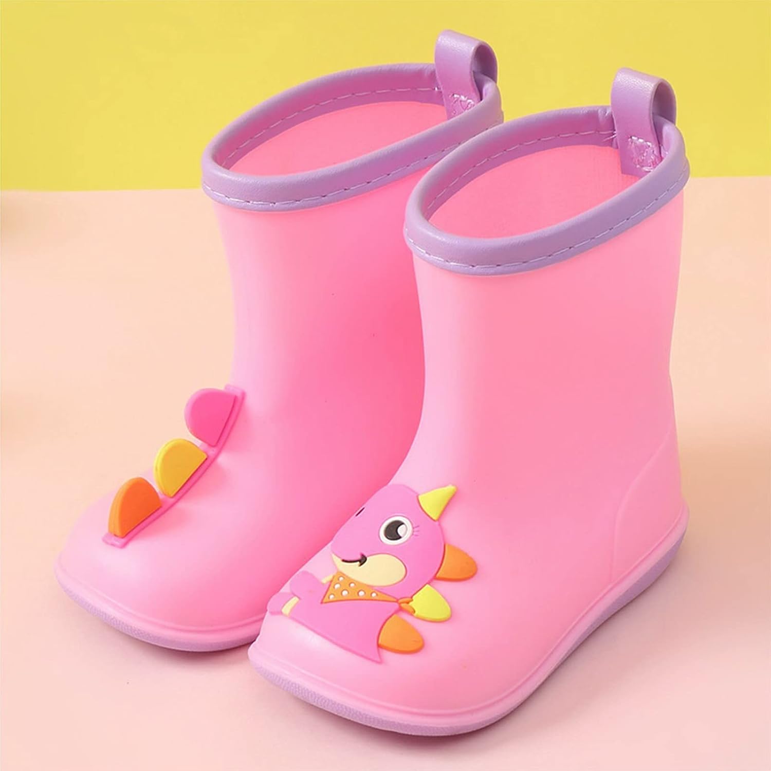 Dinosaur Shaped Kids Toddler Rain Boots