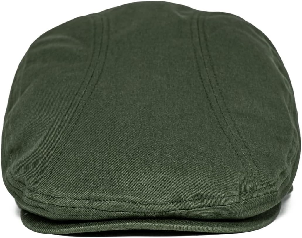 BOTVELA Flat Knit Newsboy Cap