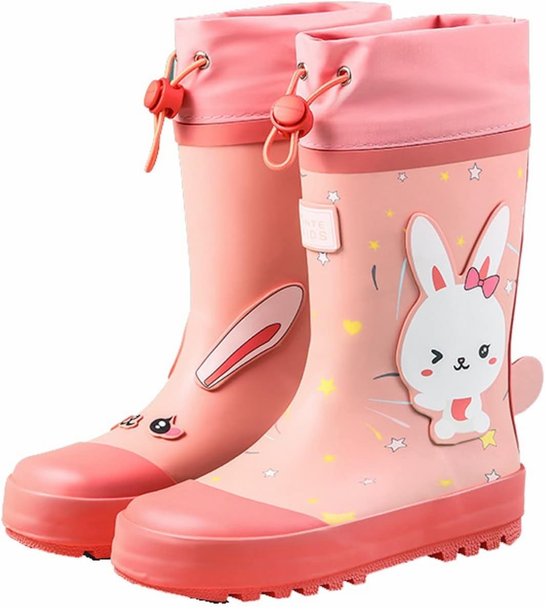 Safe Stylish Adjustable Toddler Rain Boots for Children