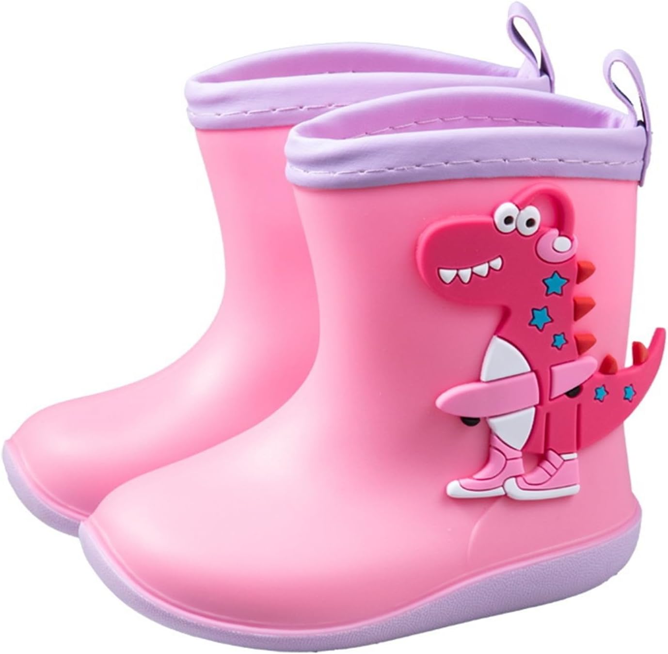 moisture-wicking Dinosaur Print Rain Boots for Kids