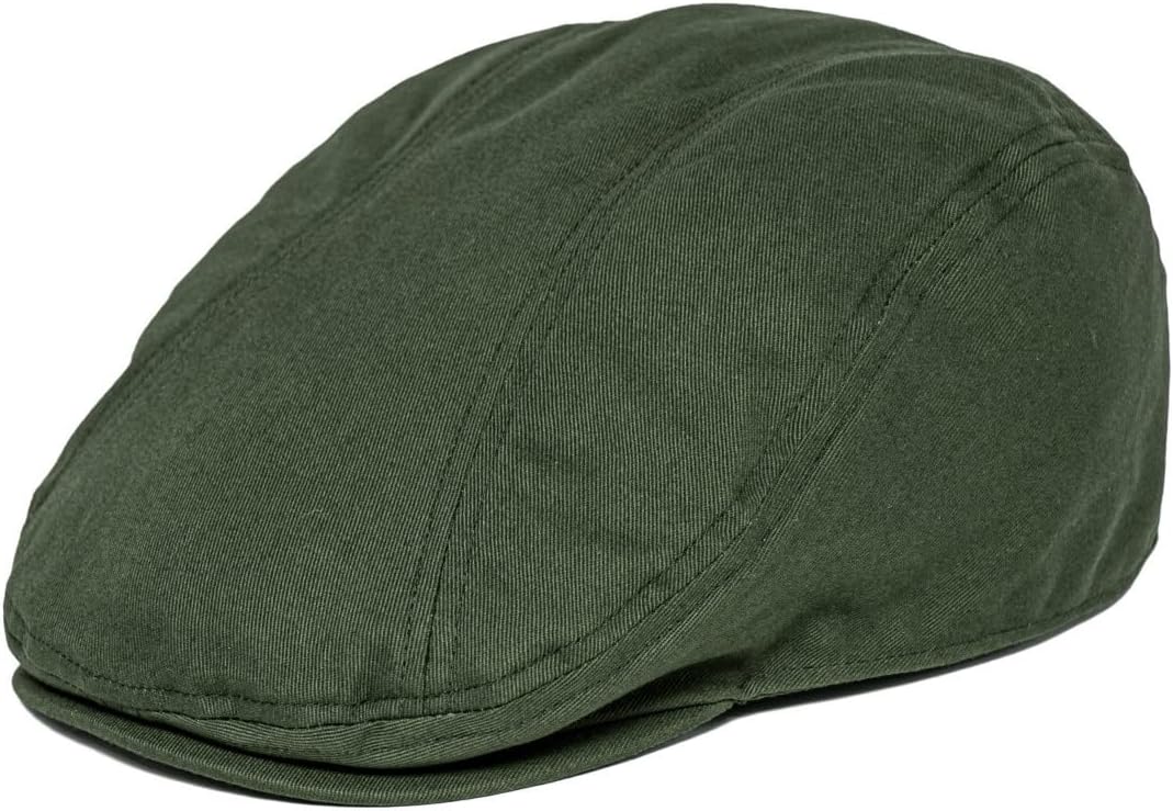 BOTVELA Flat Knit Newsboy Cap