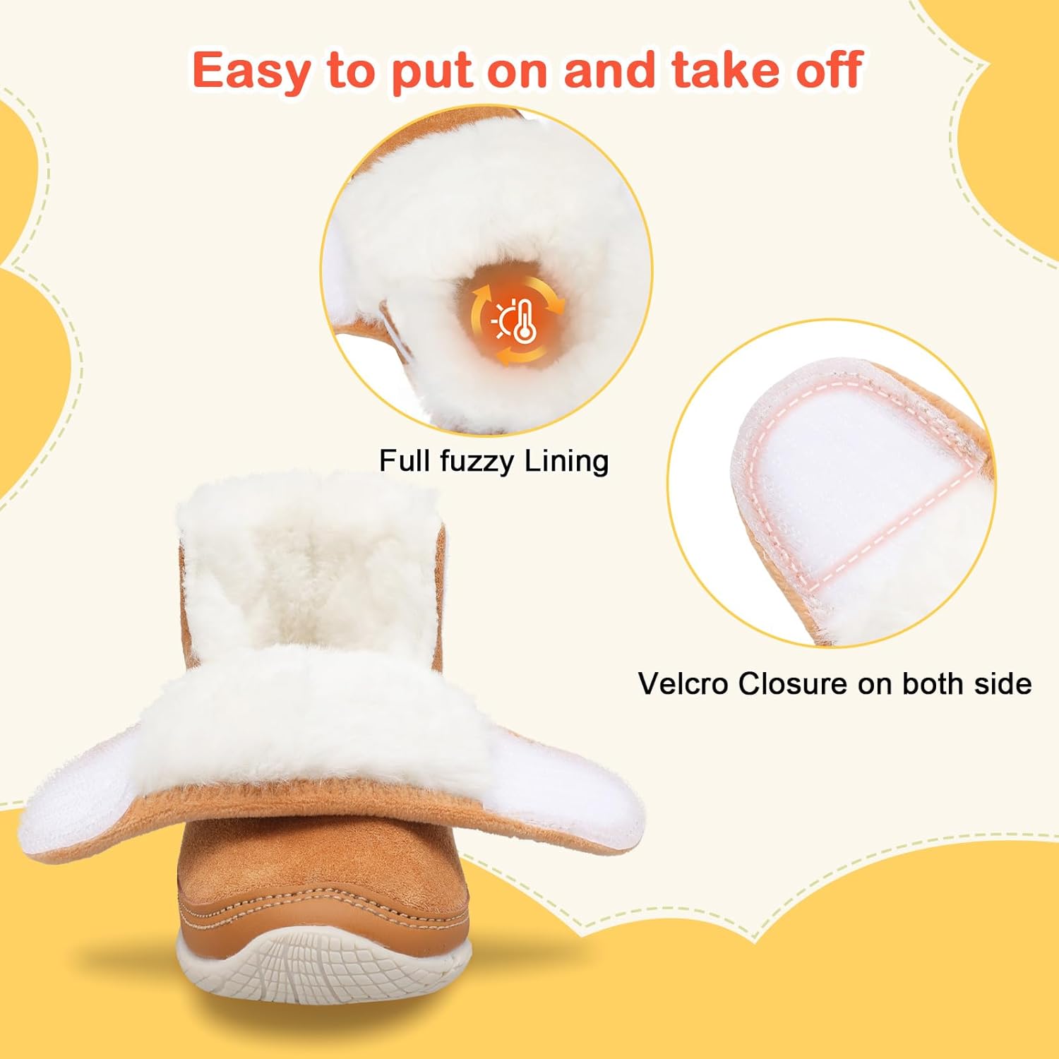 Warm and Cozy Toddler Winter Boots Perfect for Little Ones