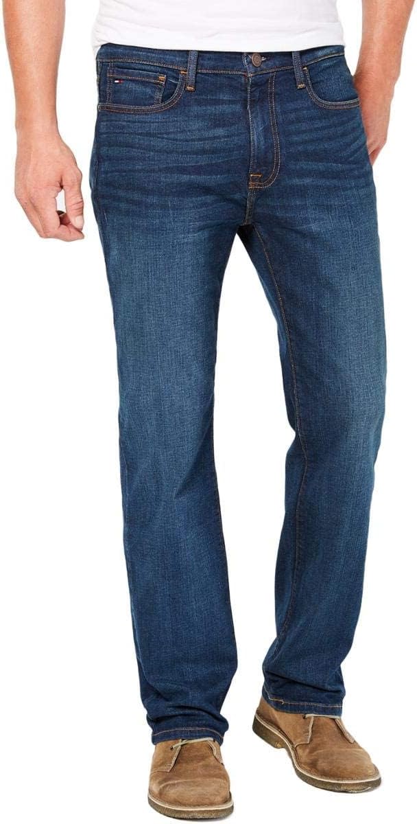Tommy Hilfiger Mens Relaxed Fit Jeans