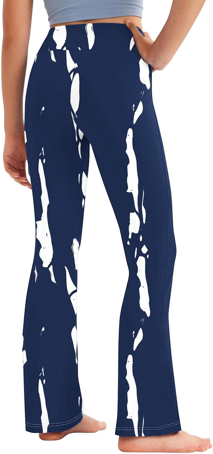 Comfortable Tie Dye Yoga Pants for Kids
