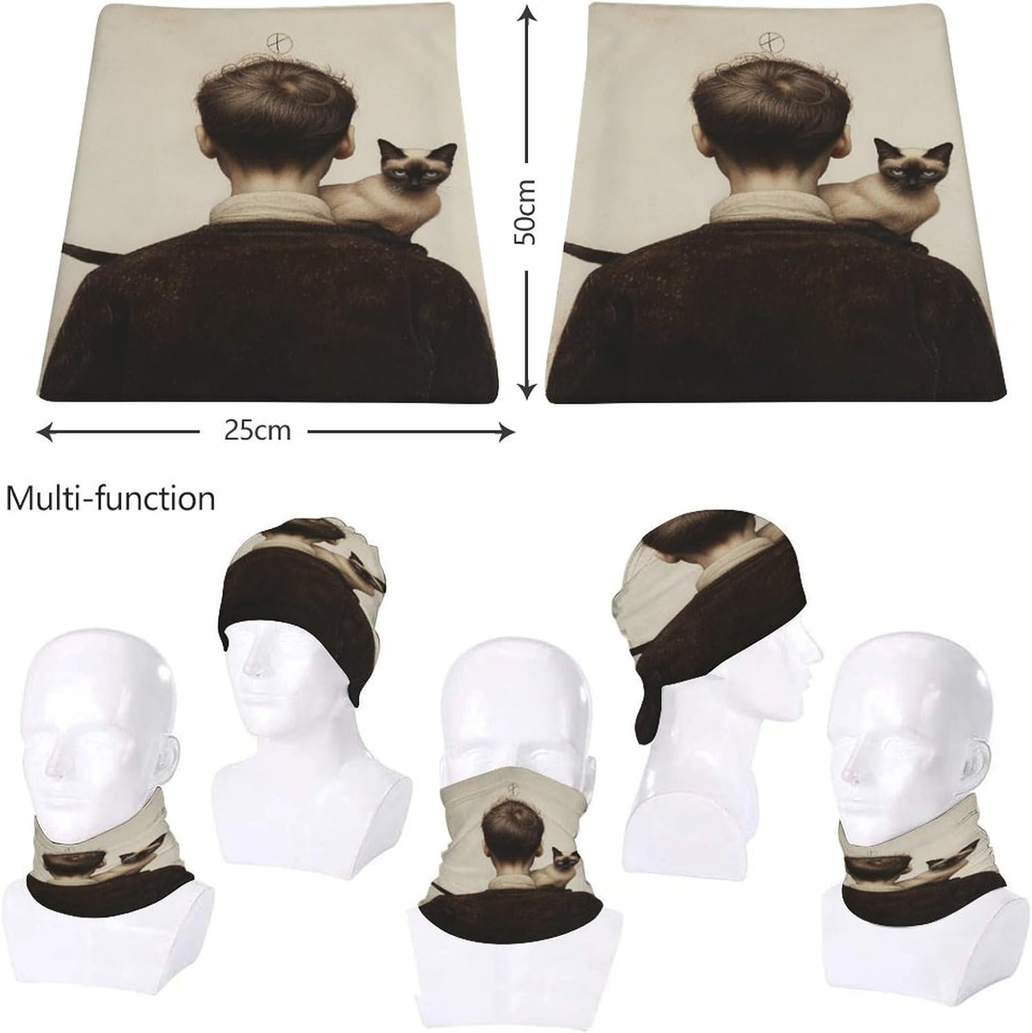 Premium Stretchable Cat Neck Gaiter for Outdoor Activities