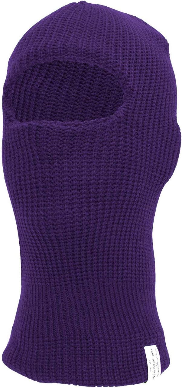 Top Headwear Face Ski Mask 1-Hole Balaclava for Skiing more