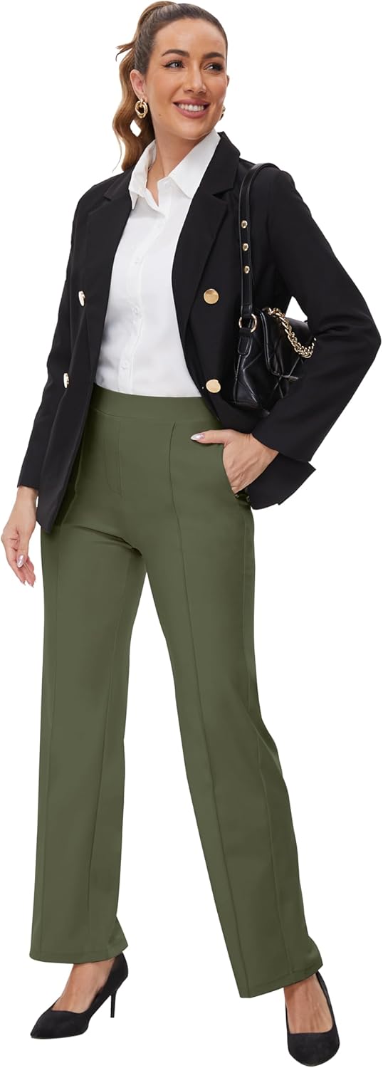 27-31 Wide-Leg Yoga Pants for Women