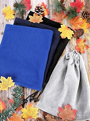 4-Piece Winter Neck Gaiters Soft Fleece Face Coverings